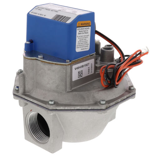 HONEYWELL Honeywell V4943B1027 Diaphragm Gas Valve 120V 1-1/4 Inch Single-Stage