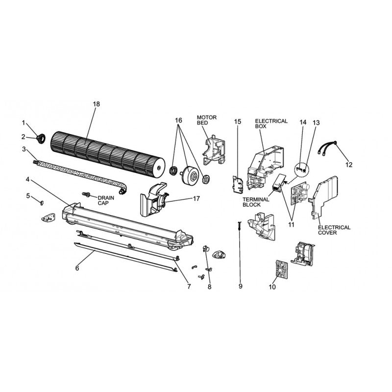 MITSUBISHI ELECTRIC E12D68040 COMPRESSOR PARTS & ACCESSORIES
