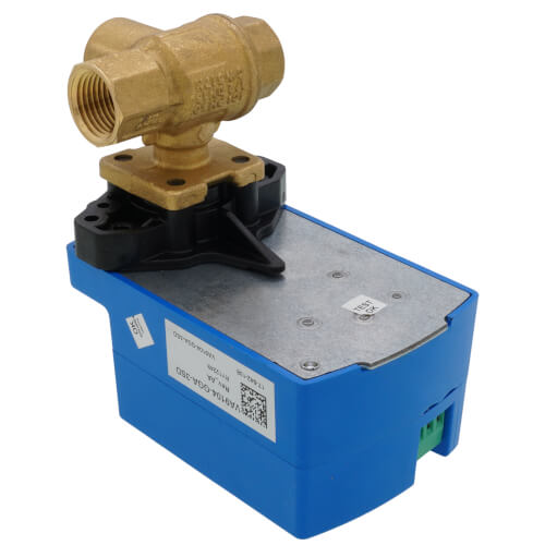 JOHNSON CONTROLS Johnson Controls VG1841AD+9T4GGA Three-Way Brass Valve 24v 1/2 In.