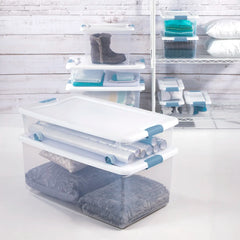 STERILITE Sterilite 14978006 Storage Tote With Lid 64 Quart (Pack of 6)