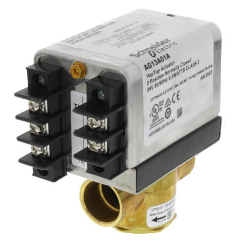 SCHNEIDER ELECTRIC Erie VT2317G13A01A 3/4 Zone Valve with Term Board