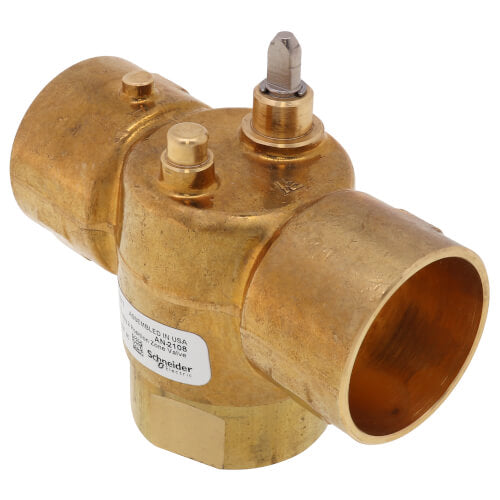 SCHNEIDER ELECTRIC Schneider Electric VT3517 Erie 3-Way Valve Body 1-1/4 Sweat 7.5Cv