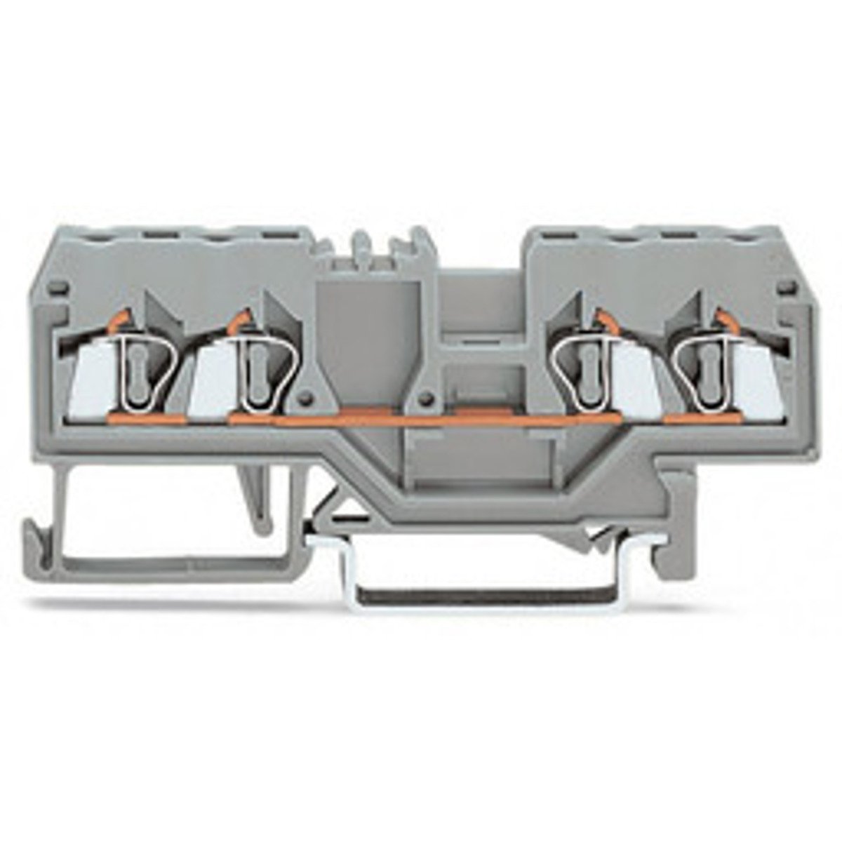 WAGO WAGO 280-833 Feed-through/thru Terminal Block with 1-deck/level + Center Marking Slot