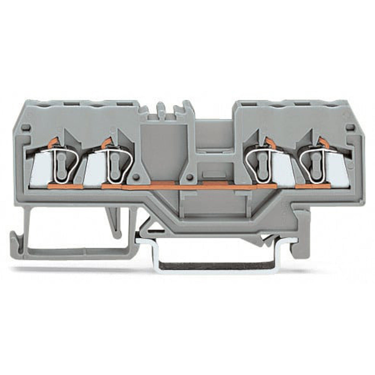 WAGO WAGO 280-833 Feed-through/thru Terminal Block with 1-deck/level + Center Marking Slot