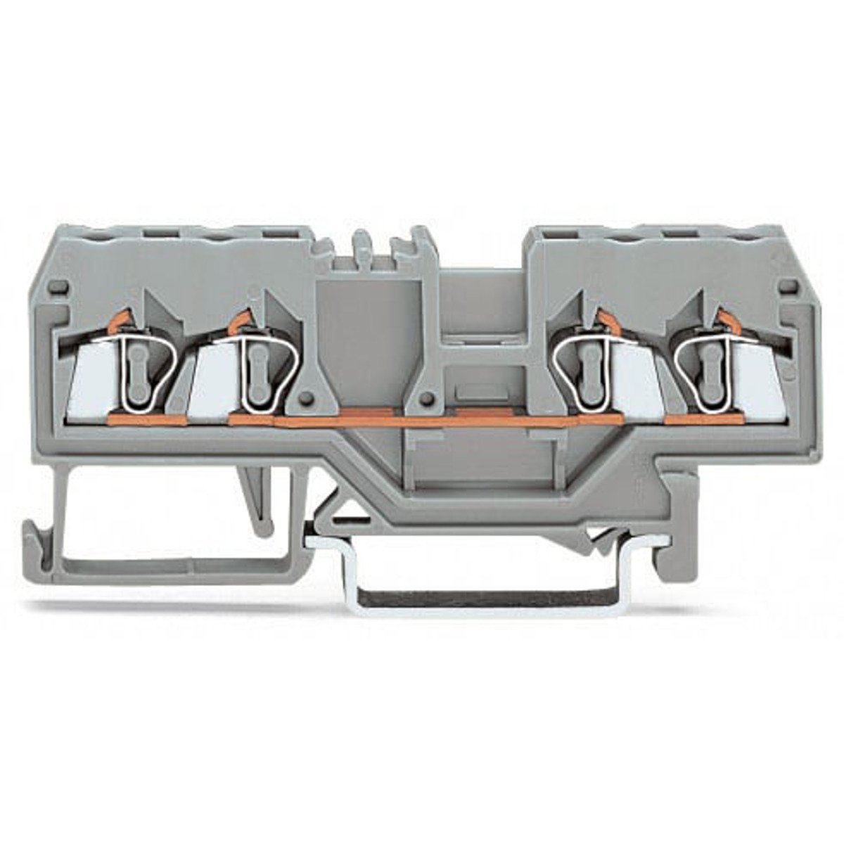WAGO WAGO 280-833 Feed-through/thru Terminal Block with 1-deck/level + Center Marking Slot