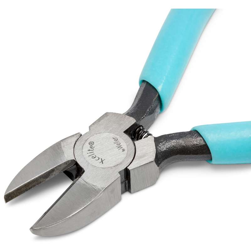 WELLER Xcelite S55SNN Cutter, Diagonal, Oval Head, Semi-Flush, Standard Jaw, Beveled Edges 5 OAL