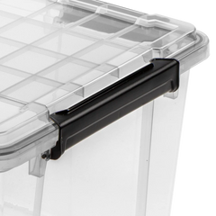 STERILITE Sterilite 39389004 80 Quart gasket box with lid (4/Carton)
