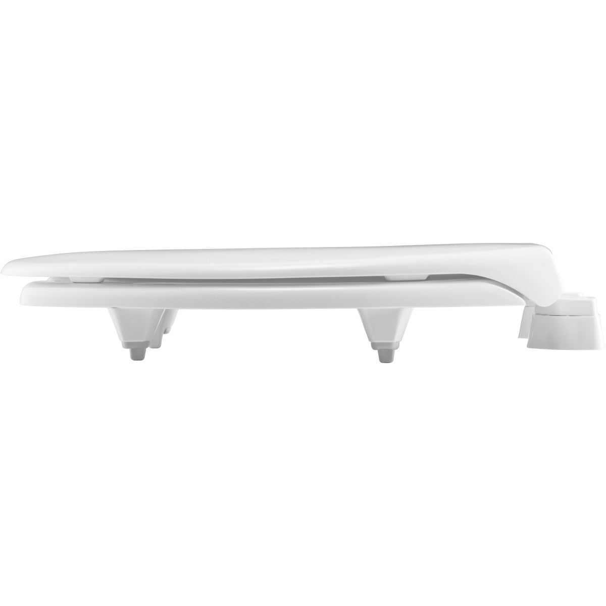 BEMIS Bemis 2L2150T 000 Medic-Aid Elongated Open Front Toilet Seat with Cover