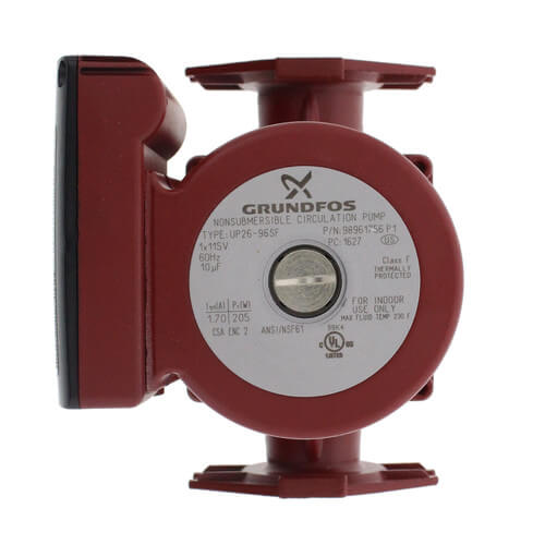 GRUNDFOS UP26-96SF STAINLESS STEEL FITTINGS