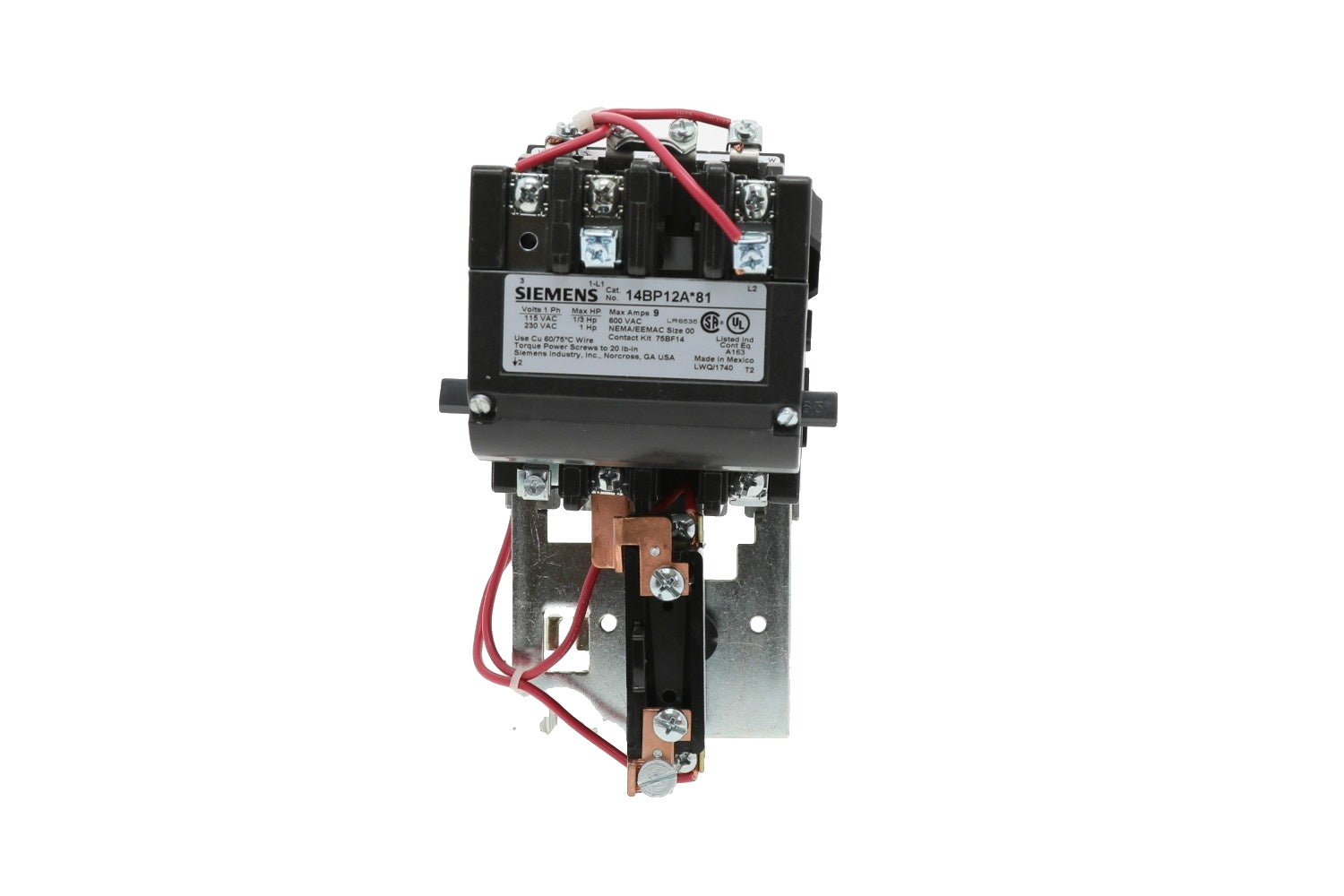 SIEMENS 14BP12AA81 CONTACTORS