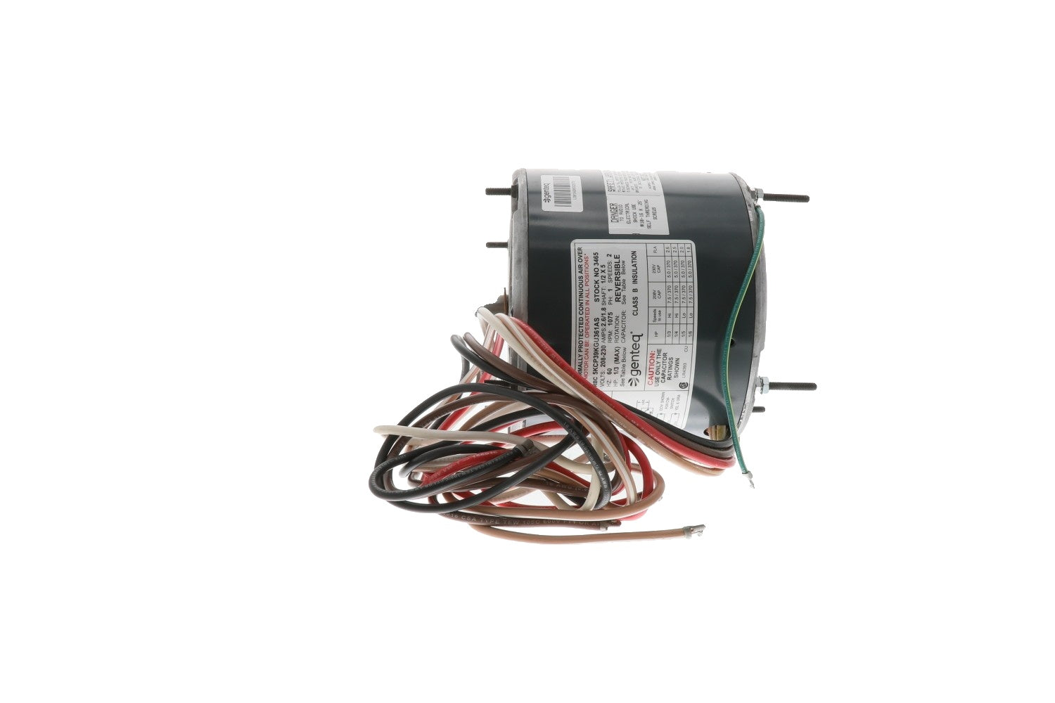 GENTEQ MOTORS 3465 BLOWER MOTORS