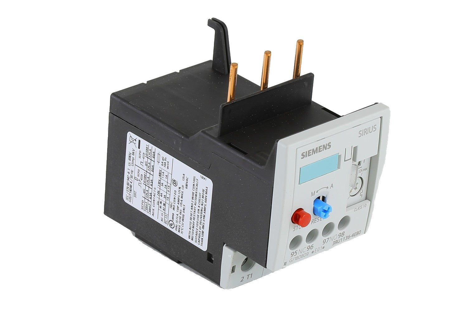 SIEMENS 3RU1136-4EB0 OVERLOAD RELAYS