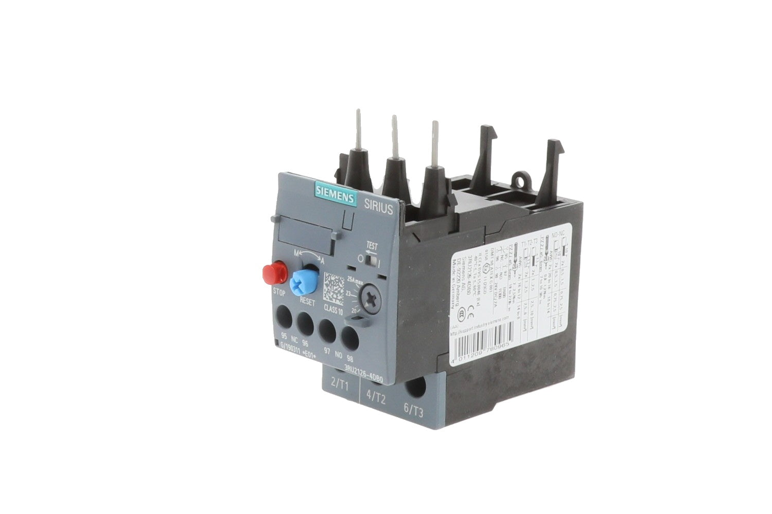 SIEMENS 3RU2126-4DB0 OVERLOAD RELAYS