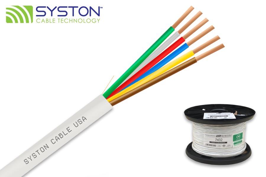 SYSTON CABLE TECHNOLOGY 7432-SP-WH-250 ELECTRICAL WIRES