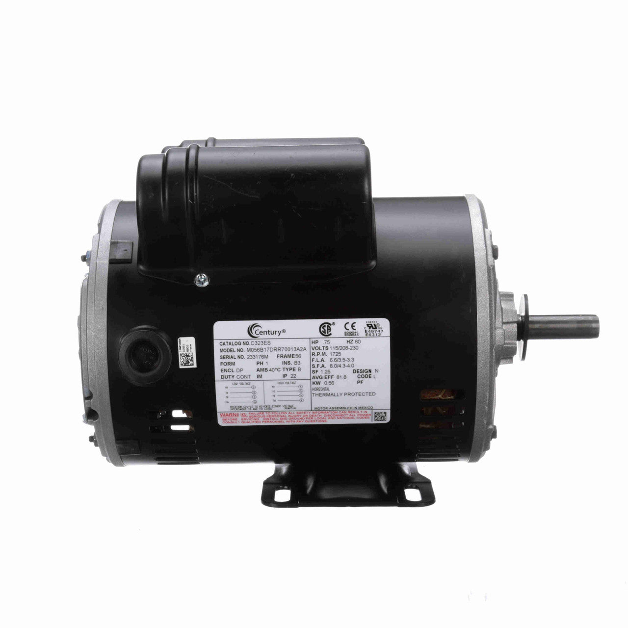 CENTURY MOTORS UC323ES WATER PUMPS