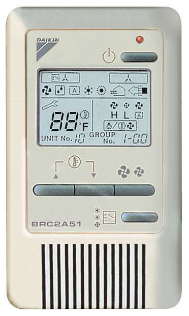 DAIKIN BRC2A71 MINI SPLIT REMOTE CONTROLS