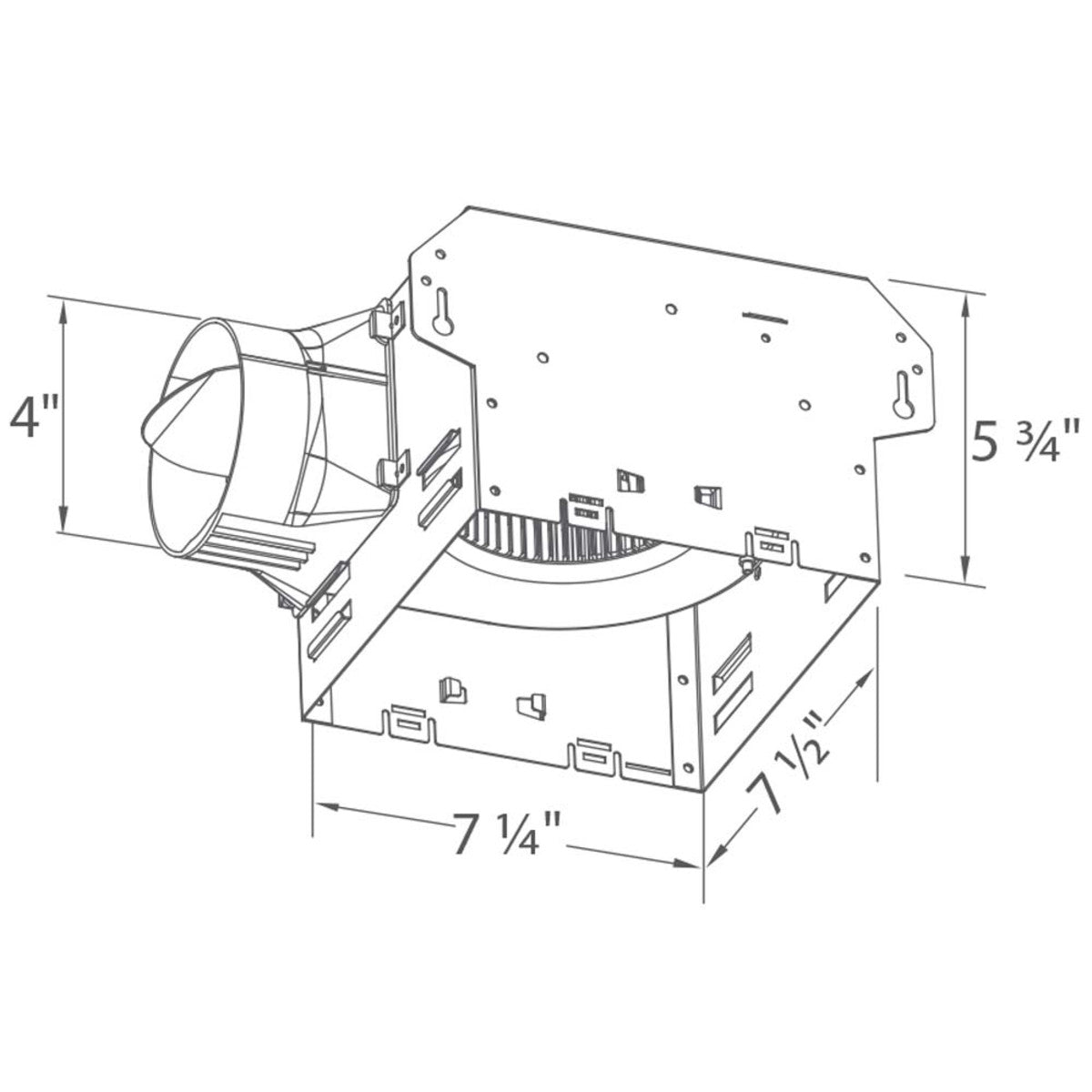 Delta Breez Integrity 100 CFM Single Speed Exhaust Bath Fan