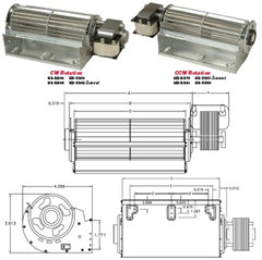 ICM CONTROLS R7-RB86 BLOWER MOTORS