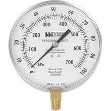 WEISS INSTRUMENTS 4CTS-100 PRESSURE GAUGES
