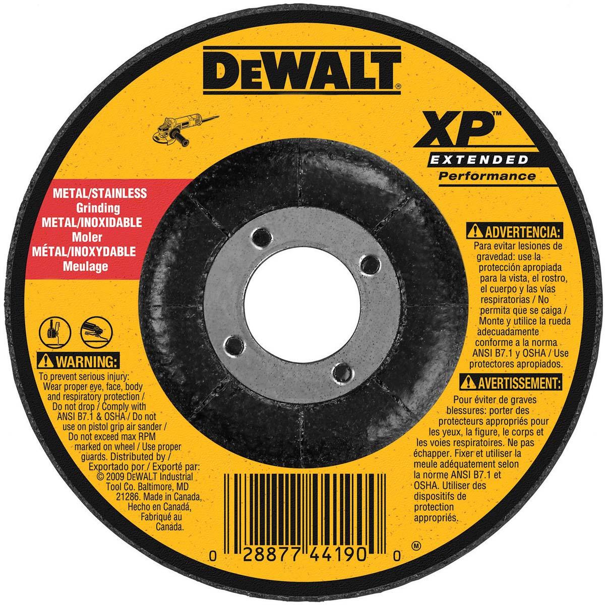 DEWALT DW8826 GRINDING & CUT OFF WHEELS