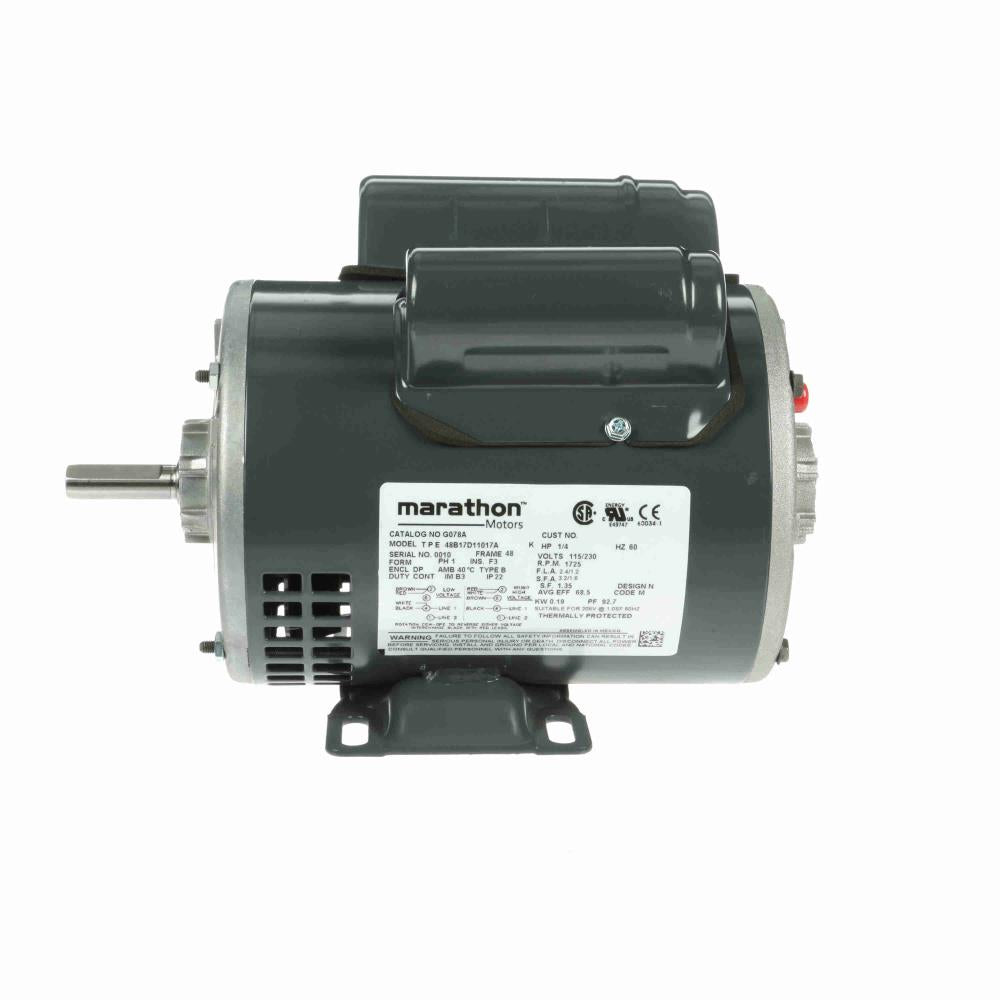MARATHON MOTORS MG078A GENERAL PURPOSE MOTORS