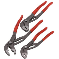 Knipex 002006US1 Cobra 3-Piece Locking Pliers Set 7-1/4 in/10 in/12 in