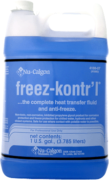 Nu-Calgon 4188-07 Glycol, 1 Gallon Bottle Freez-Kontr'l Freeze Protection