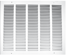 TRUaire 17024X06 1-Way Stamped Face Return Air Grille 24 in W x 6 in H x 1/4 in THK