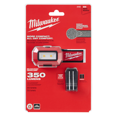 Milwaukee 2103 LED Headlamp, 350 Lumens, TRUEVIEW High Definition Output