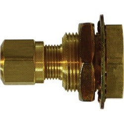 MIDLAND INDUSTRIES Midland Industries 28322 Bulkhead Connector 3/8 in Brass