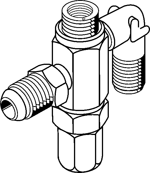 SPORLAN 168191 Thermostatic Expansion Valve 1/4 inch x 1/2 inch