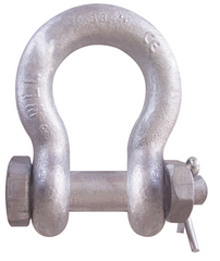 CM Columbus McKinnon M853G Bolt & Nut Anchor Shackles, 8.5 Tons (7/8 in Bail Size)