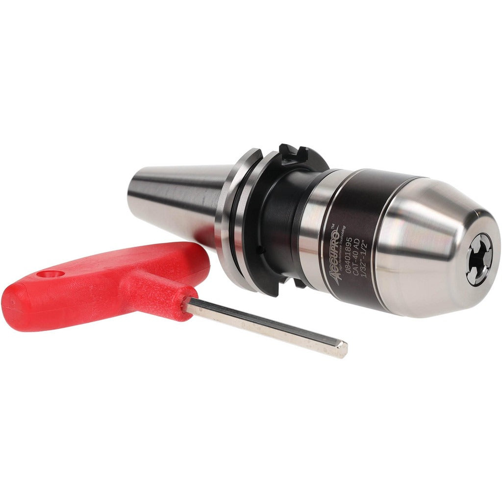ACCUPRO Accupro HX01340410MSC Drill Chuck CAT40 1/2 Inch Keyed