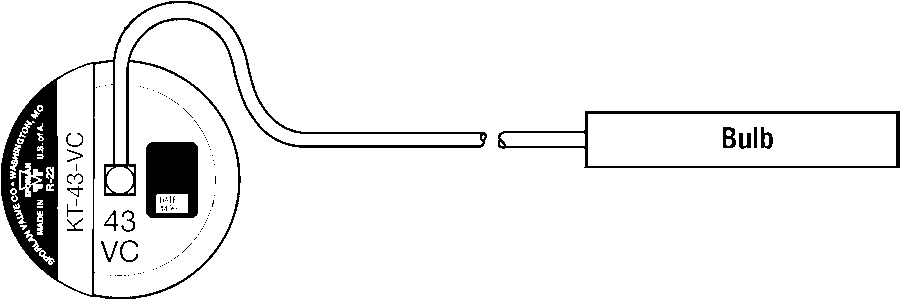 Sporlan 183395 KT-53-SC/PC Expansion Valve Element 5 Foot