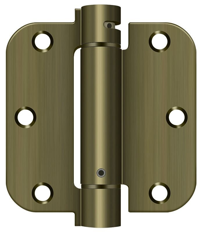 DELTANA Deltana DSH35R55 Spring Hinge 3.5x3.5 Antique Brass