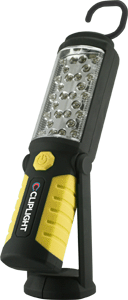 Cliplight 24-458 Work Light Flashlight 160 Lumens 33 LEDs Pivot