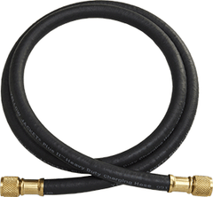 Yellow Jacket 15672 Plus II 3/8 Heavy Duty Charging Hose 3/8 Straight x 3/8 Straight Fittings 72 inches