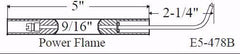 Auburn E5-478B-2PK Power Flame Electrode 2PK