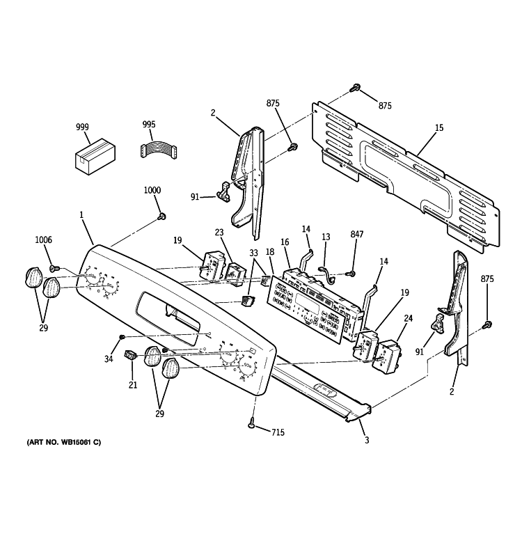 GENERAL ELECTRIC General Electric WB27T11332 Range oven control board (T012 ELE) replaces AP5176818