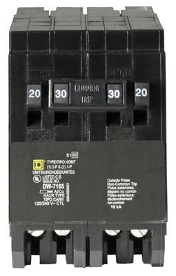 SQUARE D Square D HOMT2020230CP Tandem Circuit Breaker 20A 20A 30A