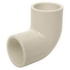 Mueller Industries 407-007 Streamline 407 Pipe Elbow 90 deg 3/4 Inch Slip x FNPT 280 psi at 73 deg F PVC SCH 40 White 140 deg F