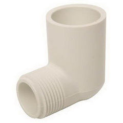 Mueller 410-007 3/4 Inch PVC Pipe Street Elbow 90 Degrees Slip x MNPT