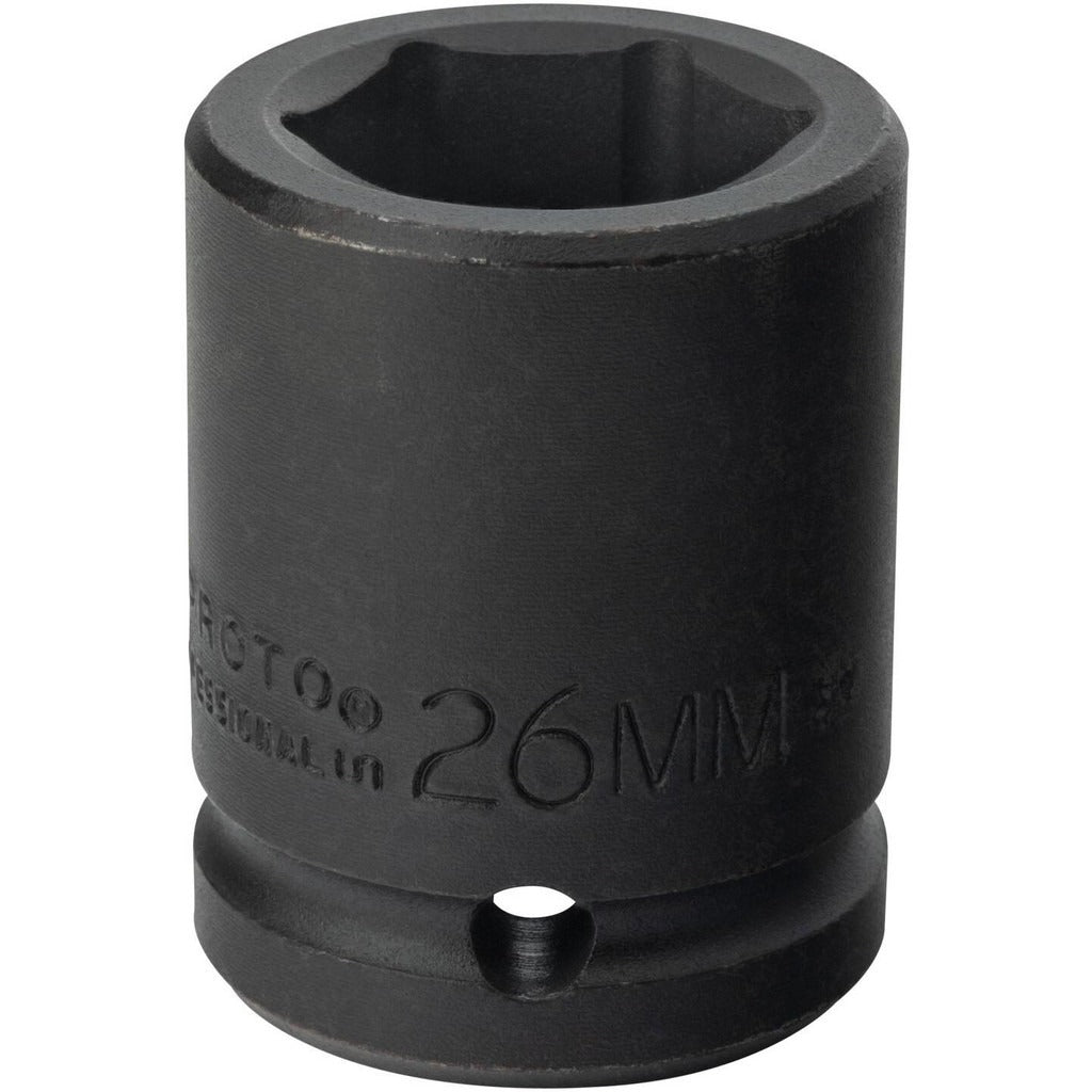 PROTO Proto J07526M Impact Socket 3/4 in Drive 26mm 6-pt