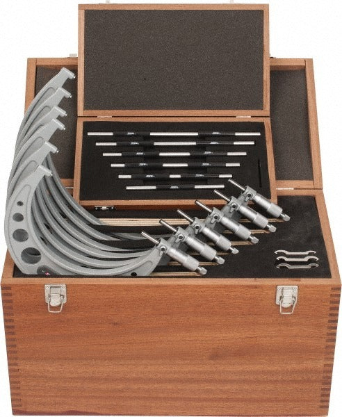 SPIROTHERM Spi CMS160622009 Outside Micrometer Set 6-12 in 6 Pc