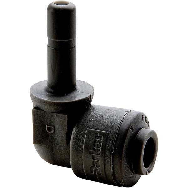 PARKER Parker FB4TEU4-HBLK Push-to-connect Plug 1/4 in Od