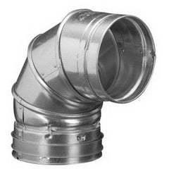 Hart & Cooley 5REA90 Adjustable Round Vent Elbow 5 Inch G-90 Steel Aluminum Type B Gas Vent Systems