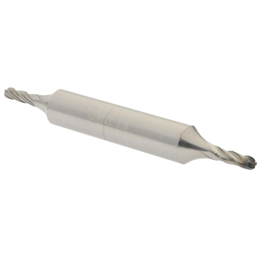 HERTEL Hertel E599924412 Ball End Mill 0.125 in 4 Flute Carbide