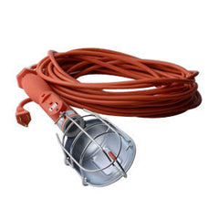 DiversiTech 7-TLC10630 Metal Guard Trouble Light - 125V 11A 50ft Cord Plastic Handle Orange