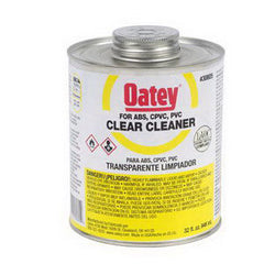 Oatey 30795  Lo-Voc PVC Pipe Primer,16 oz,Clear tinted PVC primer/cleaner