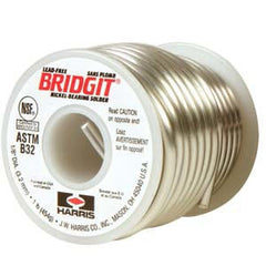 Harris BRGT61 Bridgit Lead-Free Solder, 1/8 Diameter, 1 lb Spool